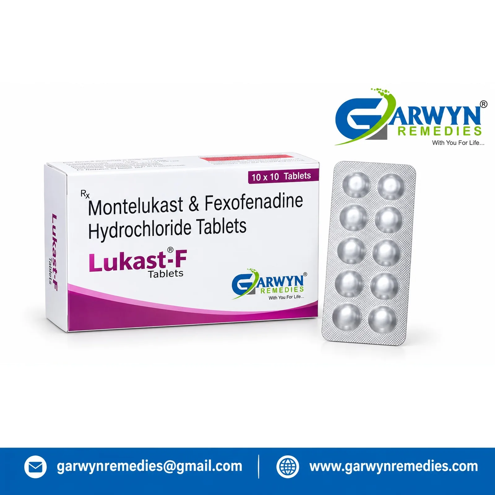 LUKAST-F - Montelukast-10mg+Fexofenadine-120 Mg