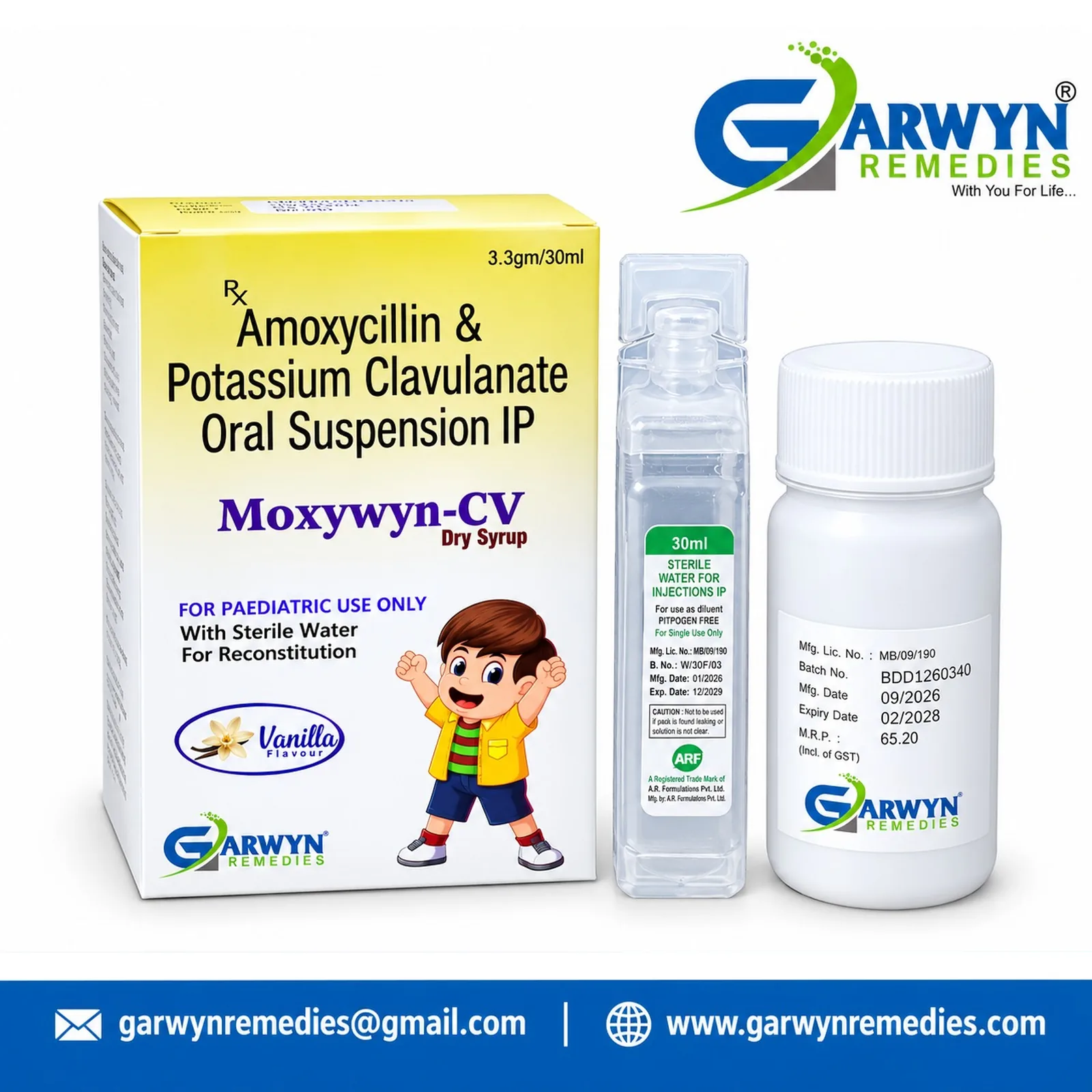 MOXYWYN-CV DS - Amoxycillin 200 Mg + Clavulanic Acid 28.5 Mg