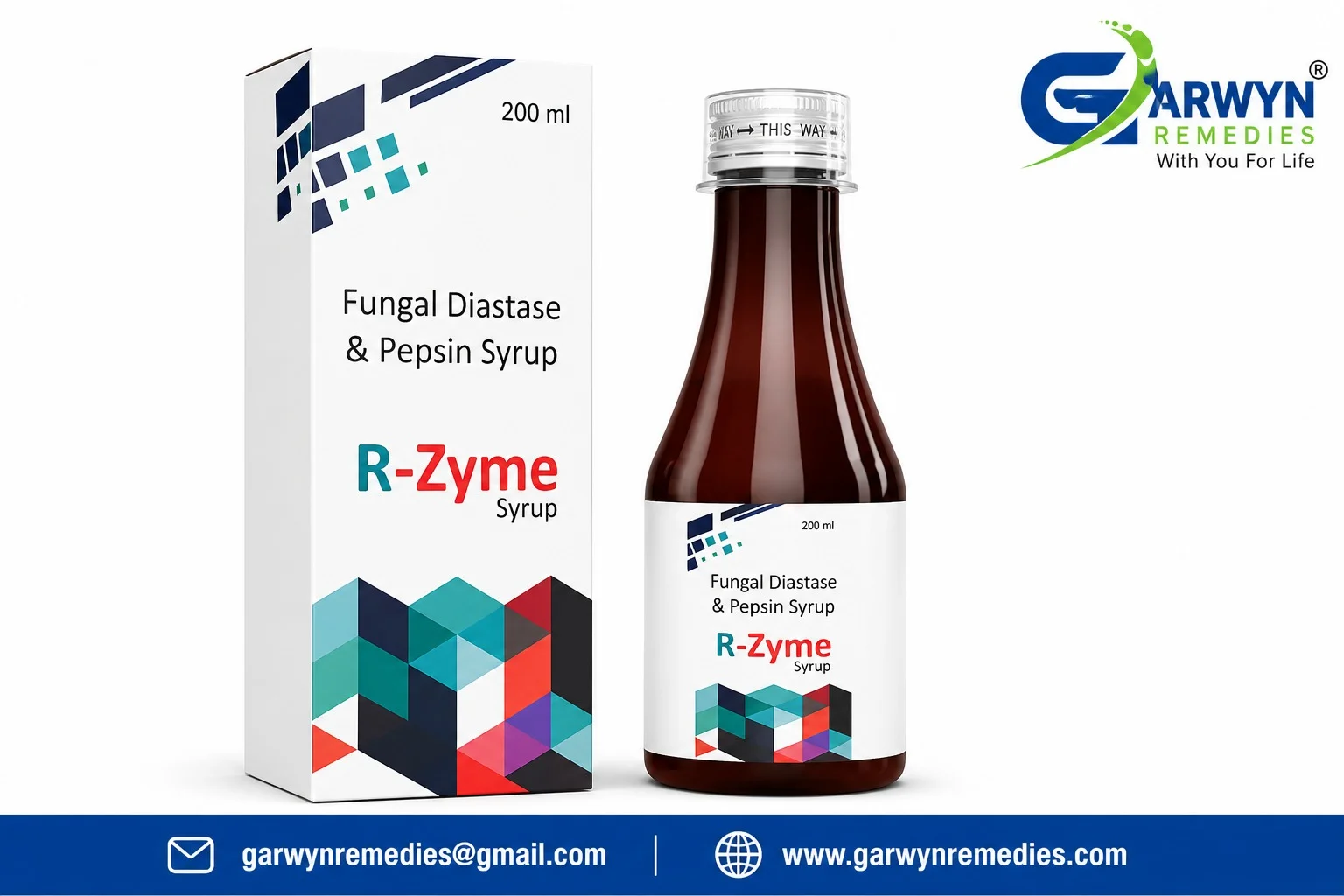 R-ZYME - Pepsin 10 Mg +Fungal Diastase Enzyme 50 Mg