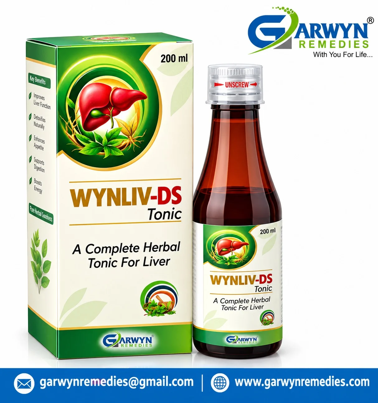 WYNLIV-DS - An Ayurvedic Hepatoprotective Liver Syrup