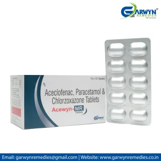 ACEWYN-MR - Aceclofenac 100 Mg+ Paracetamol 325 Mg+Chlorzoxazone-250mg